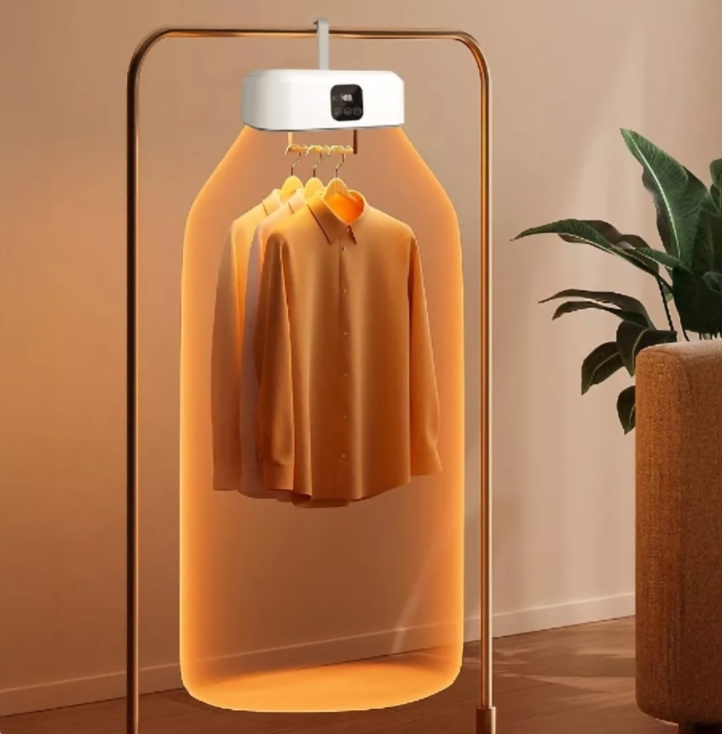 Energy efficient 600W portable electric clothes dryer